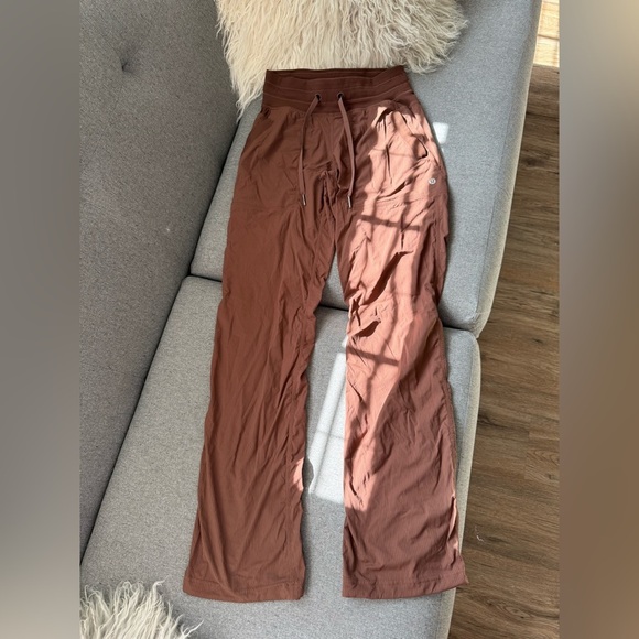 Lululemon Dance Studio Mid-Rise Pants Brown Size 2 - Picture 3 of 13